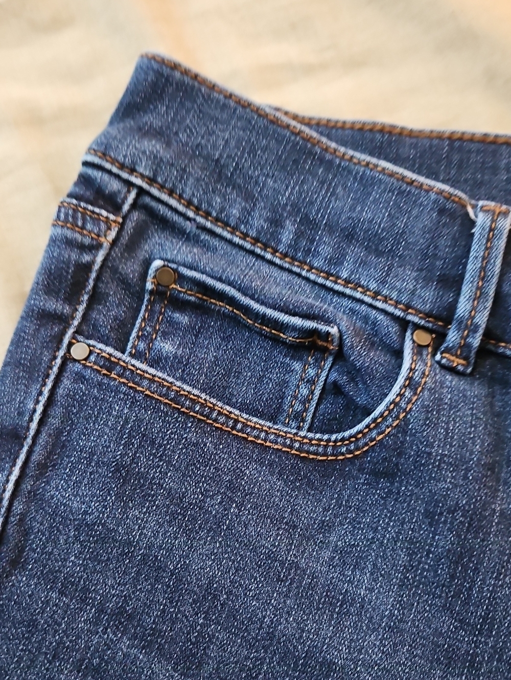 Ann Taylor Dark Blue Skinny Jeans - Picture 7 of 7